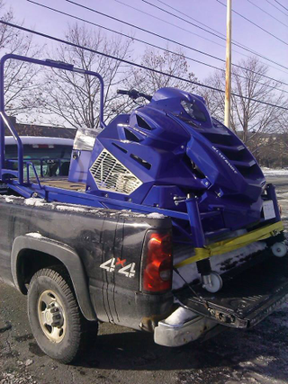 Illustration for article titled So this is a Fiesta powered snowmobile.